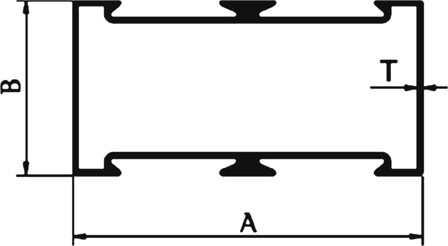 Cross-section drawing of the Double Partition section